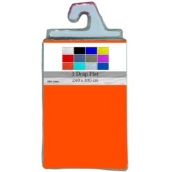 Drap plat orange